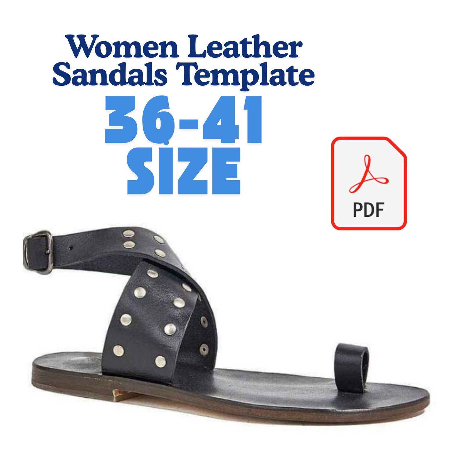 Handmade Sandal Sole & Upper Template – DXF SVG PDF Files - Etsy