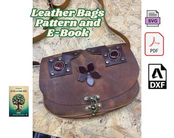 Natural Stone Pattern Bag Design | Handmade PDF,DXF,SVG Template + Free Entrepreneurship Book