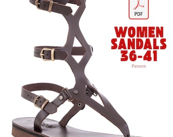 Sandal Design PDF | Digital Shoe Pattern | DIY Summer Sandal Template