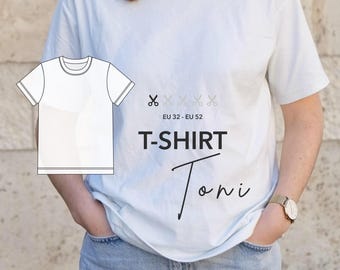 T-Shirt Sewing Pattern Unisex Oversized Eu 32 - EU 52
