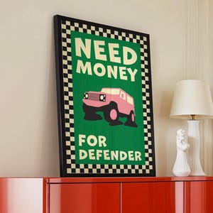 Need money for DEFENDER Premium Poster