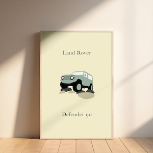 Land Rover Defender 90 Premium Poster