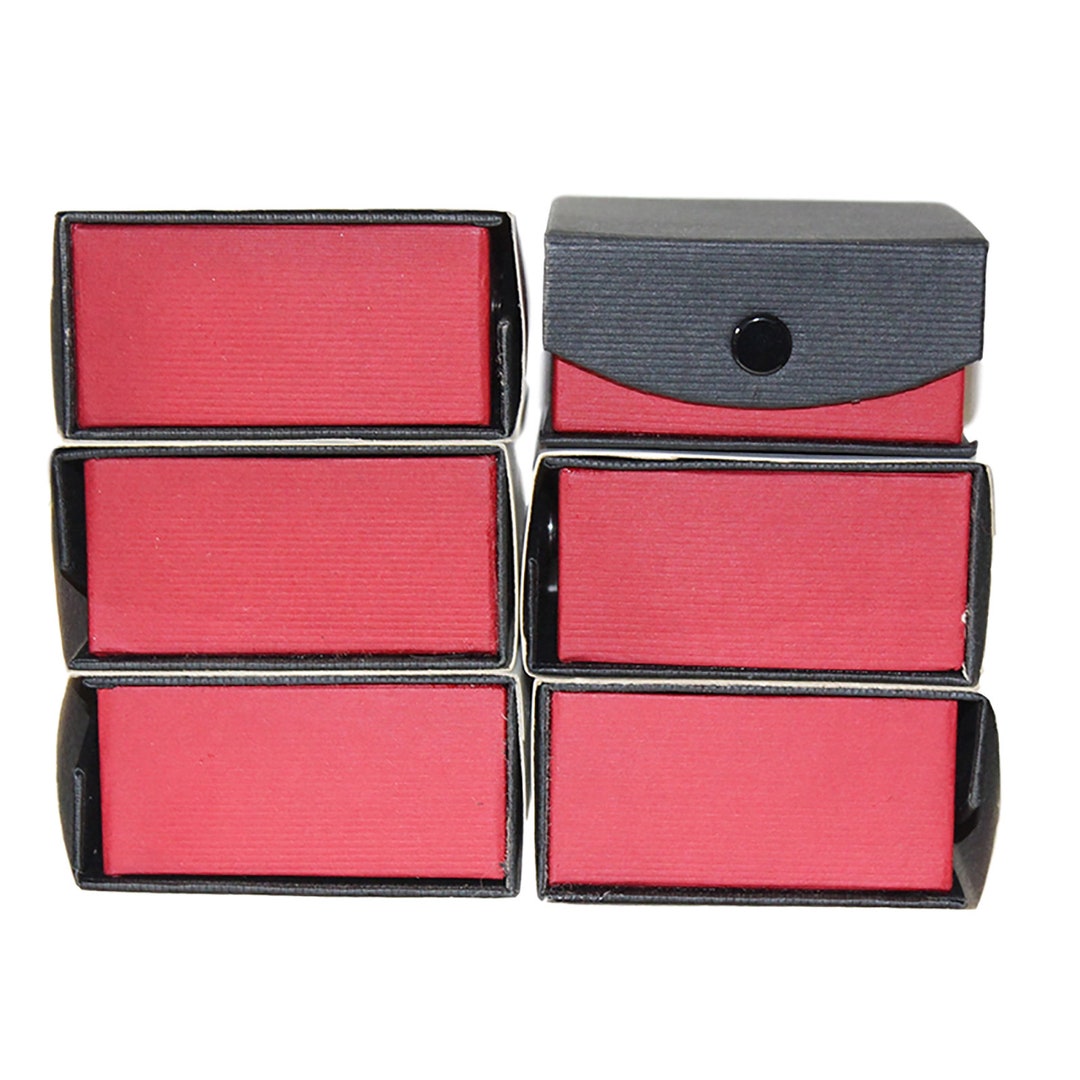 Jewelry Boxes Lot 6 Red and Black Gift Boxes Jewelry Etsy