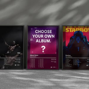 Custom Album Poster | Custom Album Cover | Album Wall Art | Home Decor | Custom Music Gifts | Digital | High Quality | Hip Hop Album Cover