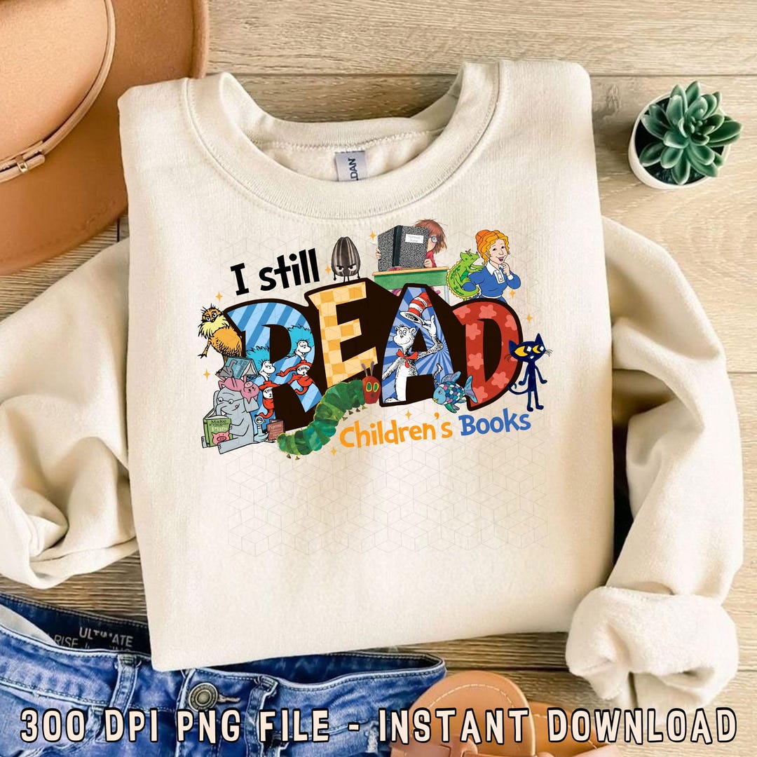 Still Read Children’s Books Png, Teacher Library Book Club Kindergarten ...