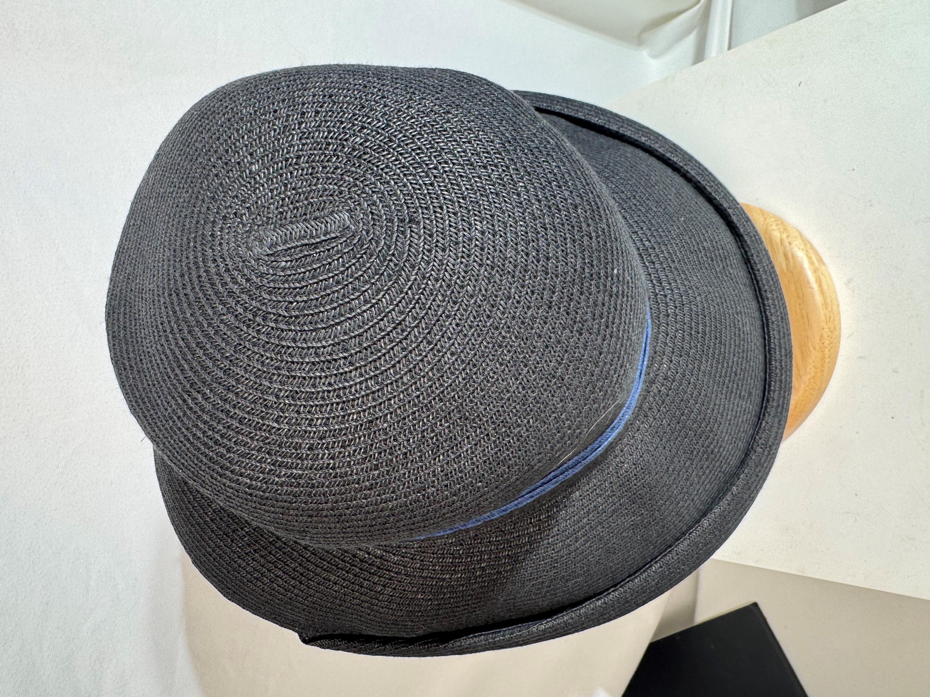 Black Wide-Brim Woven Sun Hat – Classic Minimalist Summer Essential Best Black Hats: Eric Javits Collection 2026 | Eric Javits main image 4