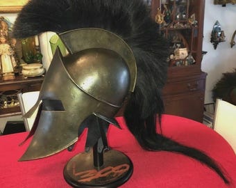 Authentic Movie Frank Miller “300” King Leonidas Spartan Helmets Ancient replica Roleplay Helmet For Events And Display Horror