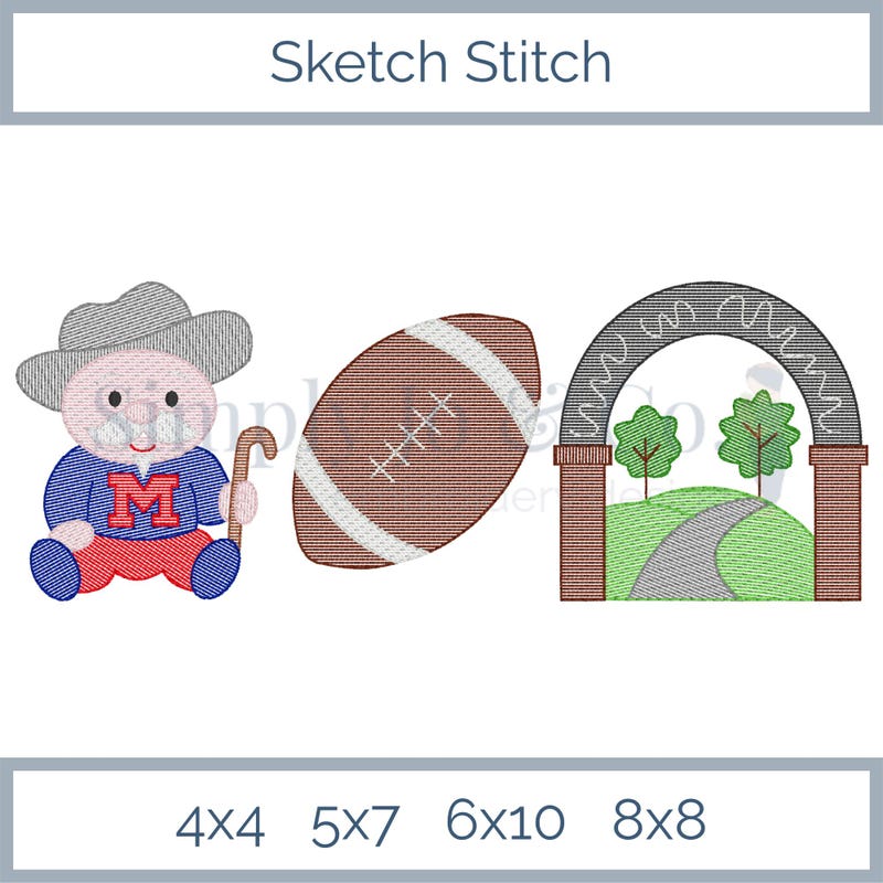 Sketch Football Colonels - Etsy