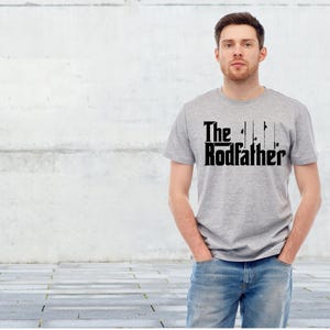 The Rodfather Funny Fishing T-Shirt – Perfect Gift for Dads & Anglers