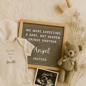 Plantilla editable de Canva para anuncio digital de pérdida de embarazo, personalizable para aborto espontáneo, FIV, pérdida de embarazo y pérdida temprana del embarazo.