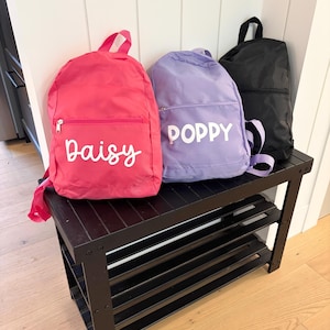 Mochila infantil personalizada con nombre / Mochila escolar personalizada para niños pequeños y niños / Mochila de nailon resistente