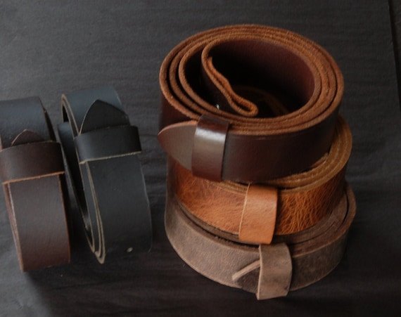 Leather Belt with SNAPS - Jeans or Suits - Custom Cut - Men Women Kids - Quality Leather Belt 5 Colours 1.5" or 1.25" Wide Made to Measure
