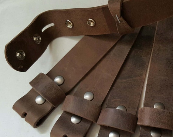 Belts, Leather Anniversary, Fawn Brown Leather, Belts for Suits, Belts for Jeans, Custom Cut Leather Snap Belts, Gift for Her, Gift for Him