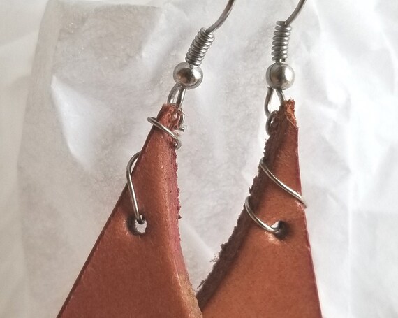 Itsy Bitsy EARRINGS, Funky Earrings, Salmon Pink Unique Earrings with Gift Bag