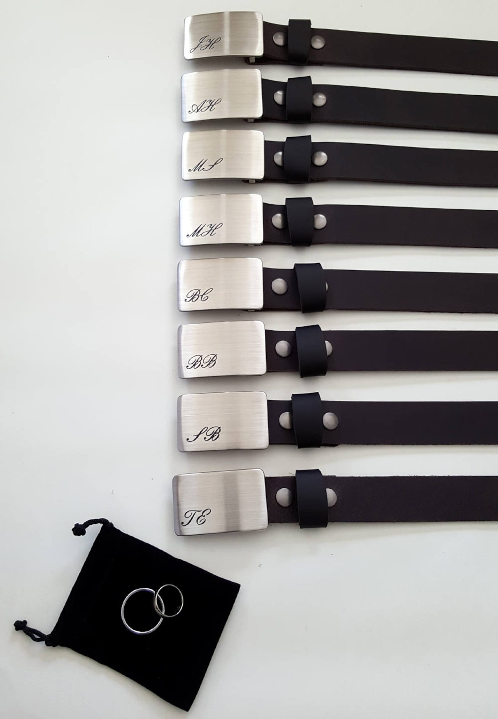Monogrammed Buckles & Belts Men's Personalized Belts and Etsy Canada