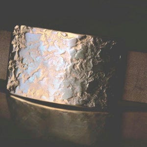 Father&#39;s Day Belt Buckle Made in Canada Hand Forged Stainless Steel Buckle Hypoallergenic Buckle One of a Kind Fits 1.5&quot; Belt For Jean