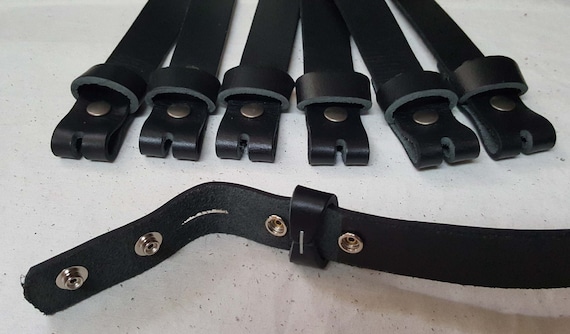 Black Leather Bridal Belts, Black Bridle Leather Snap Belts, Gloss Finish, Custom Cut Made to Measure for Groom, Groomsmen Suits or Jeans