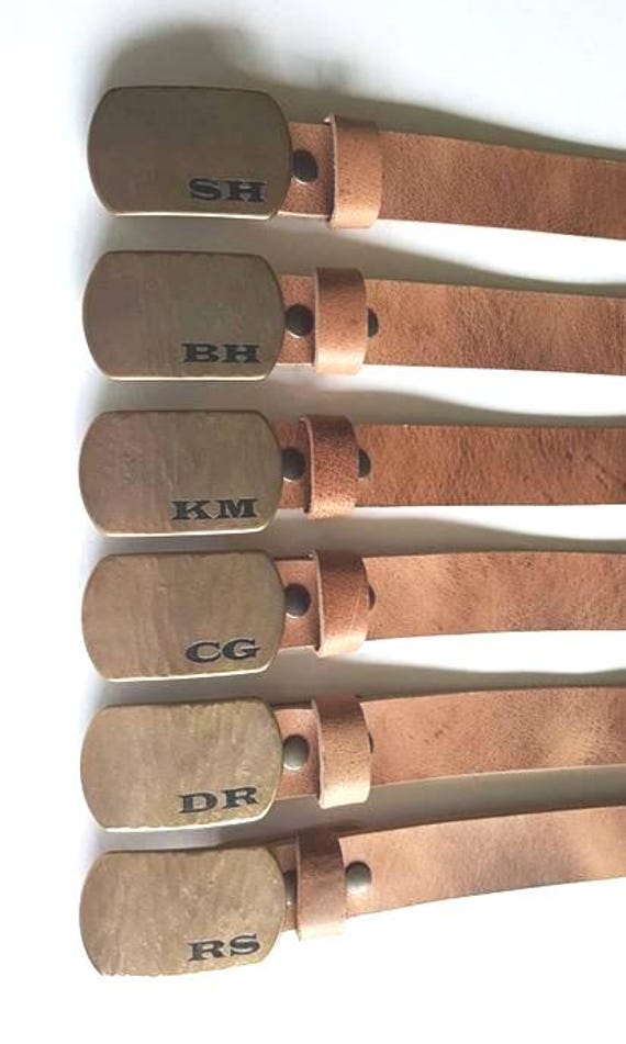 Rustic Belt & Buckle Set Personalized Gifts Monogrammed for Weddings Jeans, Customized Gift Rustic Weddings Personalized Accessories