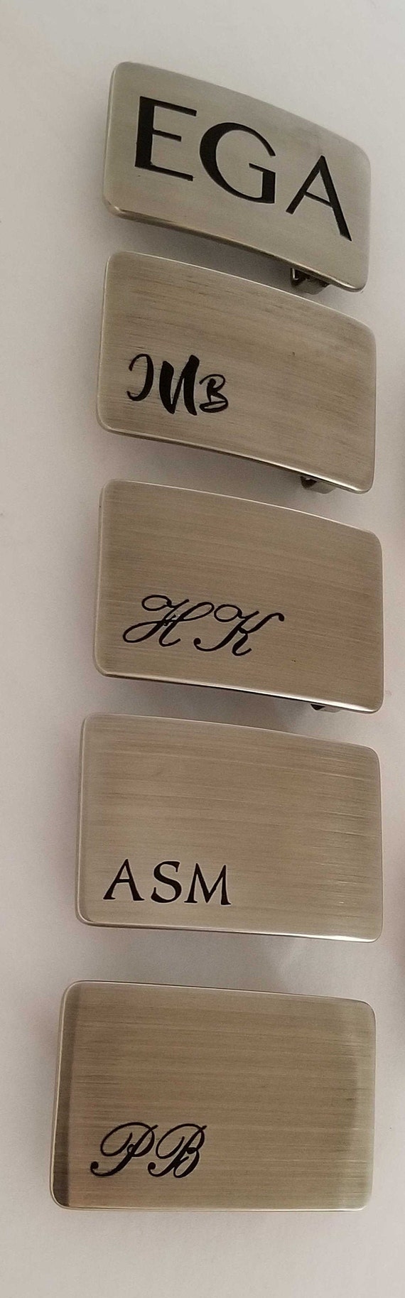 Sale, Monogrammed Belt Buckle, 62.00 Dollars if Any Of These Monogrammed BUCKLES Have Your Initials, Unisex Gifts, Personalized Buckle, SALE