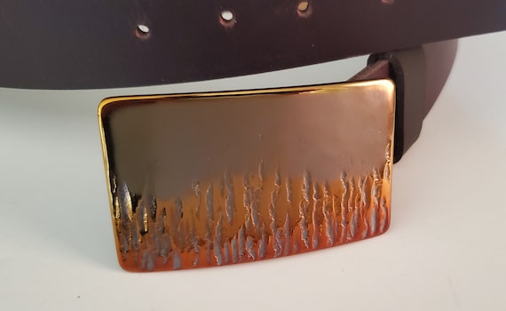 Wildfire Buckle Firefighter Thank You Gift Hand Forged in  display picture 1