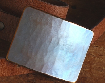 KILT Belt Buckle fits 2.25" Wide Belt, Scottish Kilt Accessory, Hand Forged Buckle, Stainless Steel Buckle, Kilt Belt Buckle Made to Order