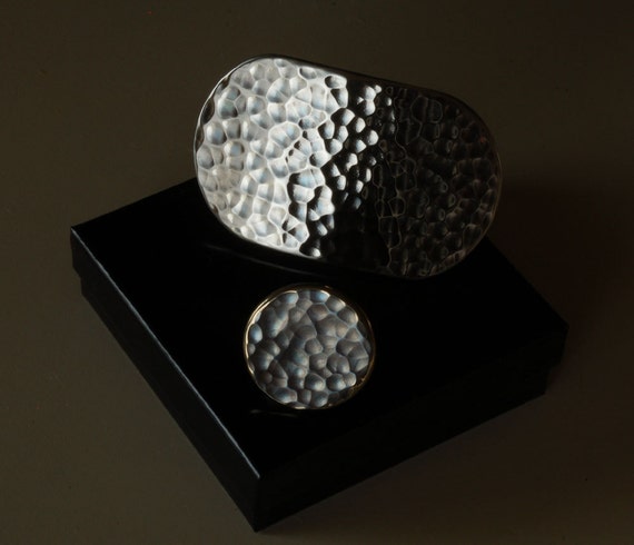 GOLFer's GIft Set-Solid Stainless Steel Belt Buckle to fit 1-1/2" Belt & Golf Ball Marker both signed by Artist
