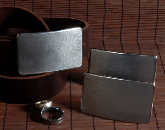 Wedding Accessories Belt Buckles Personalized Keepsakes Groom & Groomsmen's Raw Stainless Steel Jean Belt Buckles Hand Forged Fits 1.5" Belt