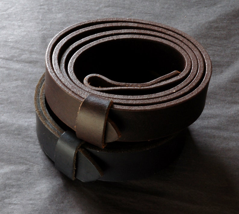 Leather Belt with Snaps, Belt for Jeans, Belt for Suit, Custom Cut Leather Belts, 1.5 or 1.25 Wide, Belts with Snaps, Made to Measure image 8