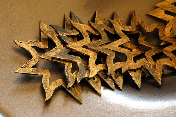 Tree Ornament Metal Stars Hand Painted Stars with String for Hanging Gift Bags Housewarming Gift Baby's First Ornament  Store Window Display