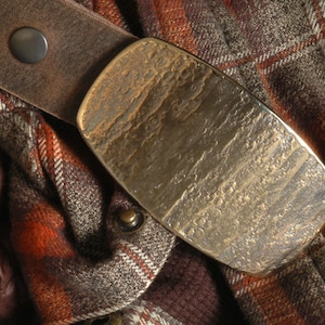 Belt Buckle Dude Work Wear Unisex Hand Forged Gold Western Wear Gift for Dad Unisex Accessories Rodeo Cowboy Outdoor Accessories For Jean