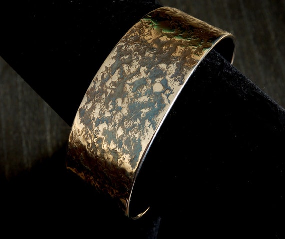 Metal Cuff Bracelet ~ Hypoallergenic ~ Anvil Textured Bracelet Signed By Artist ~ Custom Cuff ~ Made To Order ~ Custom Gift ~ Anniversary