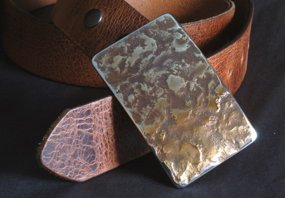 Belt Buckle ~ Handcrafted Signed Original ~ Blue Jean Buckle ~ Gifts for Guys ~ Gifts for Gals ~ Stainless Steel Buckle Fits 1-1/2" Belt