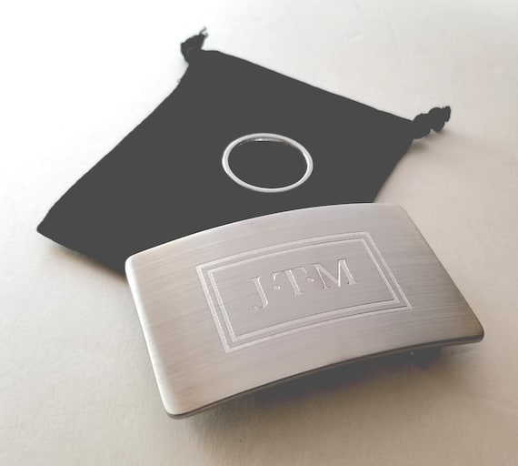 Personalized  Buckle & Belt for Suits Customized Gift Bespoke Monogrammed Gift Monogram Accessories Gentlemen's Gift Keepsake