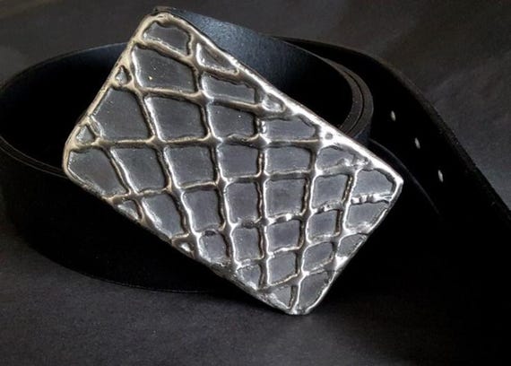 Canadian Made Belt & Buckle Signed Original Hypoallergenic Accessory Stainless Steel Buckle Unisex Buckle for 1.5" Leather Belt for Jean