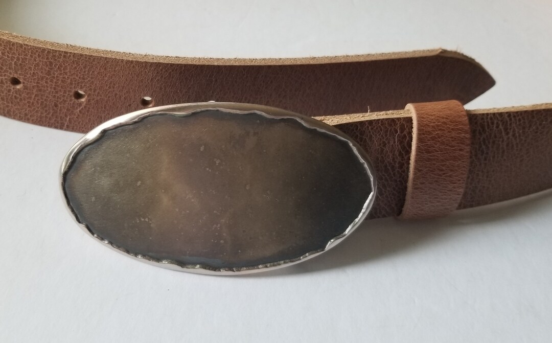 Belt Buckle Canadian Bronze Oval Buckle Texas Rodeo Buckle Etsy