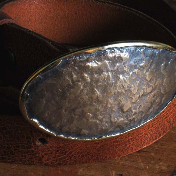 Belt Buckle, Men's Buckle, Women's Buckle, Oval Western Buckle, Canadian Made Buckle, Calgary Stampede Accessories, Fits 1.5" Leather Belt