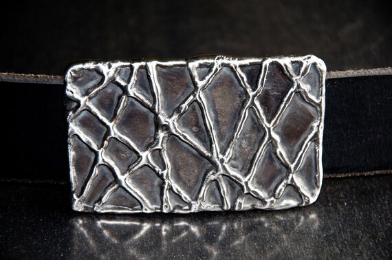 Belt Buckle, Bronze or Silver, Original, Hypoallergenic Accessories, Belt Buckle fits 1-1/2" Full Grain Buffalo Leather Belt for Jeans