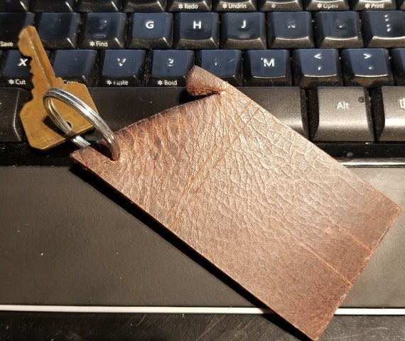 Leather Key Chain, Valentine Gift, Handmade Key Holder, House Key Fob, Housewarming Gift, New Home Key, Leather Key Fob, New House Key Fob,