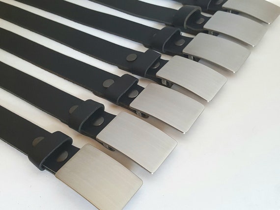 Classic Belt and Buckle Brushed Stainless Steel Hypoallergenic for 1-1/4" Belt for Suit Unisex Accessories, Anniversary Gift & Gift Bag