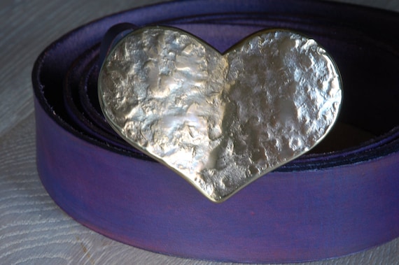 Belt Buckle, Mother's Heart, Mother's Day, Love Gift, Sweet 16, Heart Shaped Buckle, Anniversary Gift, Buckle Fits 1-1/2" Leather Belt