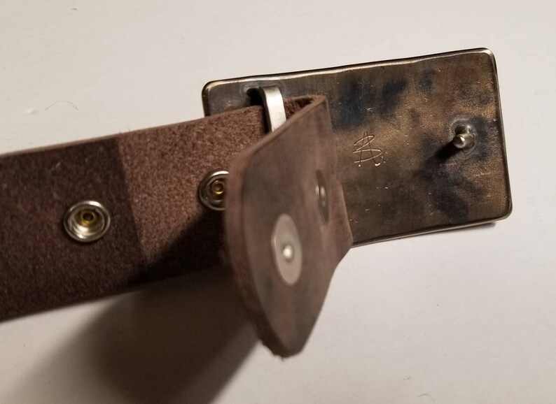Canadian Design by Robert Aucoin Fits 1.5 Belt Freeform ROOTS Belt Buckle Bronze /& Stainless Steel Buckle Hand Forged Hypoallergenic