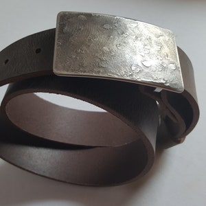 Fisherman&#39;s Gift Canadian Made Buckle Hypoallergenic Buckle Hand Forged Unisex Belt Buckle Stainless Steel Buckle Fits 1-1/2&quot; Belt