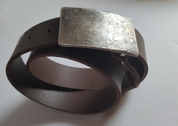 Fishing Derby Trophy Fisherman's Gift Canadian Made Buckle w/ Fish Scales Hypoallergenic Hand Forged Buckle Stainless Steel Fits 1-1/2" Belt