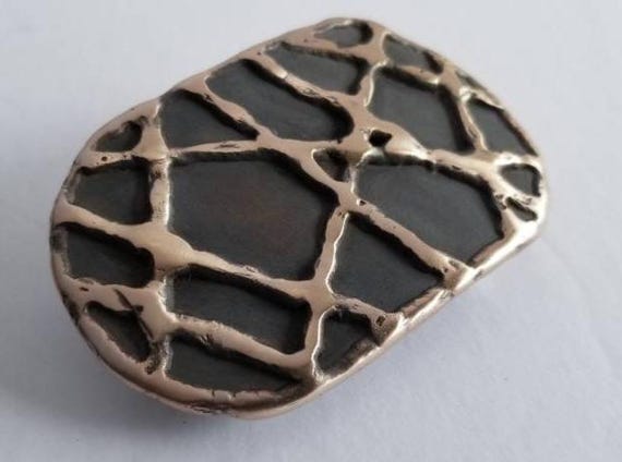 Belt Buckle Hand-Forged Stainless Steel Buckle Accessories for Jeans Fits 1.5" Leather Snap On Belt Canadian Designed Buckle Gift Idea