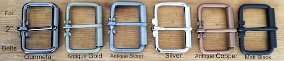 2 INCH Belt Buckle, Work Wear, Wide Buckle, Biker Buckle, Jean Accessories, Jean Buckle, INTERCHANGEABLE Snap Belt, 2" Leather Belt