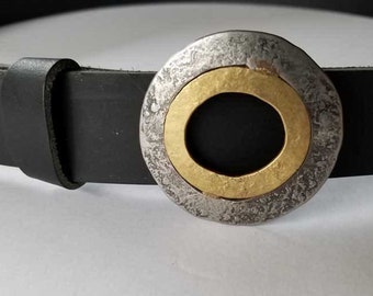 Fibbia per cintura in ottone automatico con pietre preziose da 35mm Fibbia per cintura in ottone automatico con pietre preziose da 35mm