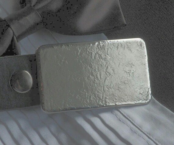 Belt Buckle Gentlemen's Stainless Steel Gift Classic Mens Suit Buckle Hypoallergenic Unisex Accessory Signed Original For 1.25" Leather Belt
