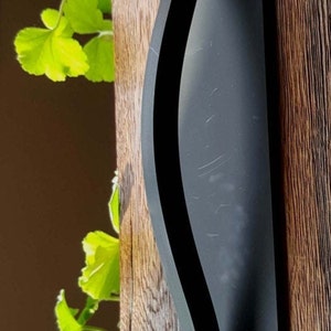 Metal Barn Door Pull Black Hand Forged Door Handle Simple Elegance Custom Steel Pull 15&quot; X 3&quot; Pre Drilled Custom Door Hardware Door Handles