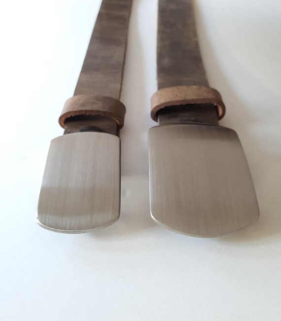 Father & Son Belt and Buckle Set ~ Your Choice Belt Colour ~ Men's Accessories ~ Daddy and Me Gifts ~ Unique Family Gifts ~ Gift Bags Incl.