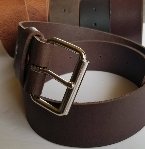 2 INCH Belt Buckle, Work Wear, Wide Buckle, Biker Buckle, Jean Accessories, Jean Buckle, INTERCHANGEABLE Snap Belt, 2" Leather Belt
